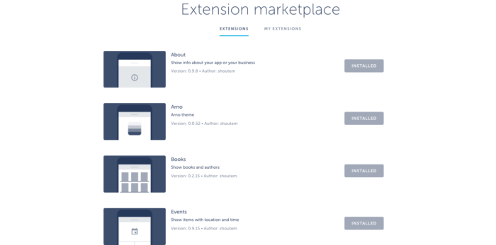 shoutem-extension-marketplace